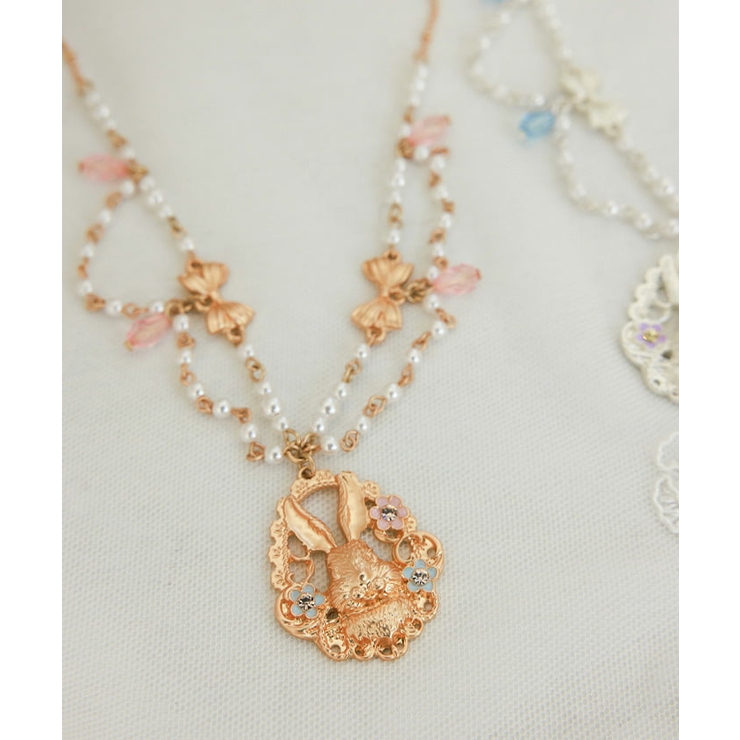 ゴールド | ラビットフレームネックレス | axes femme