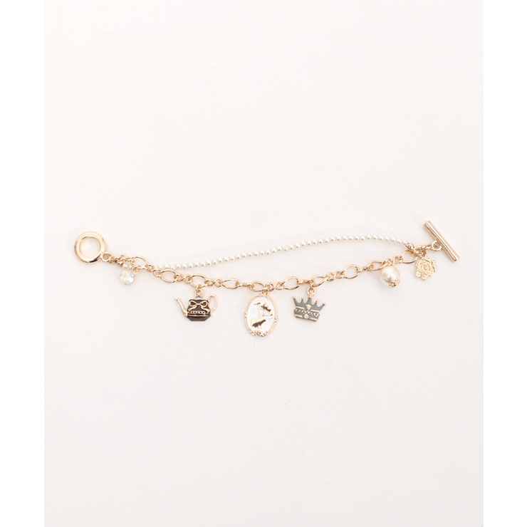 ヴィンテージ風チャームブレス[品番：IGAW0000972]｜axes femme