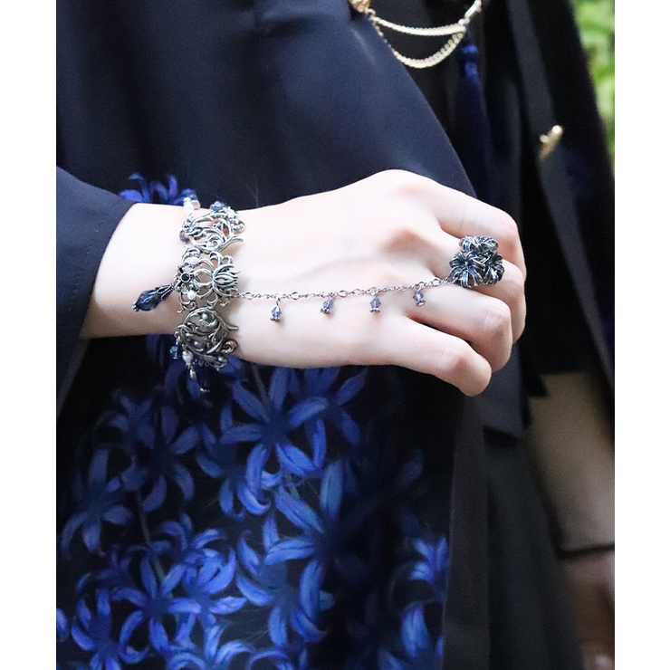 彼岸花リング付きブレス[品番：IGAW0006711]｜axes femme（アクシーズ