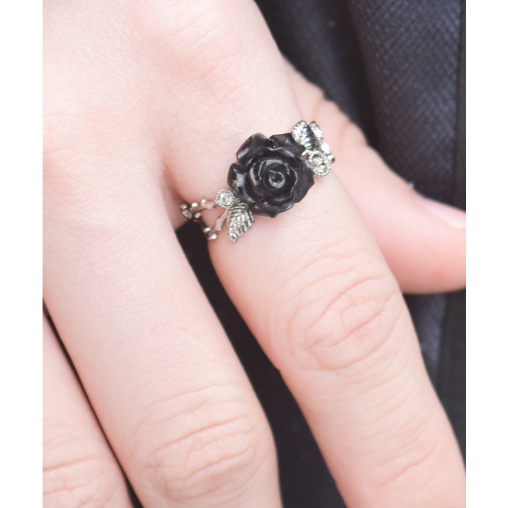 黒 | ＦＡＶミニローズリング | axes femme