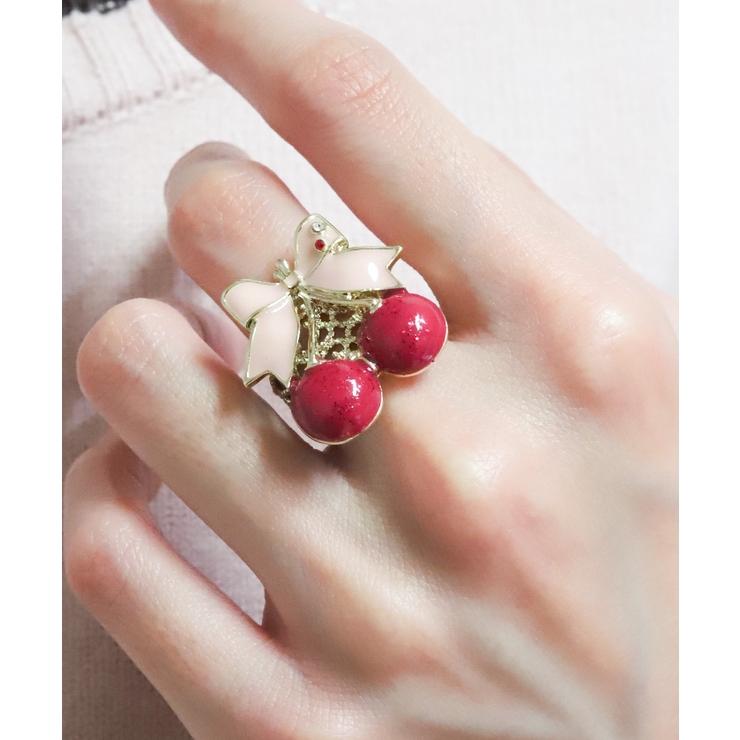 ゴールド | ショコラリング／チェリー | axes femme