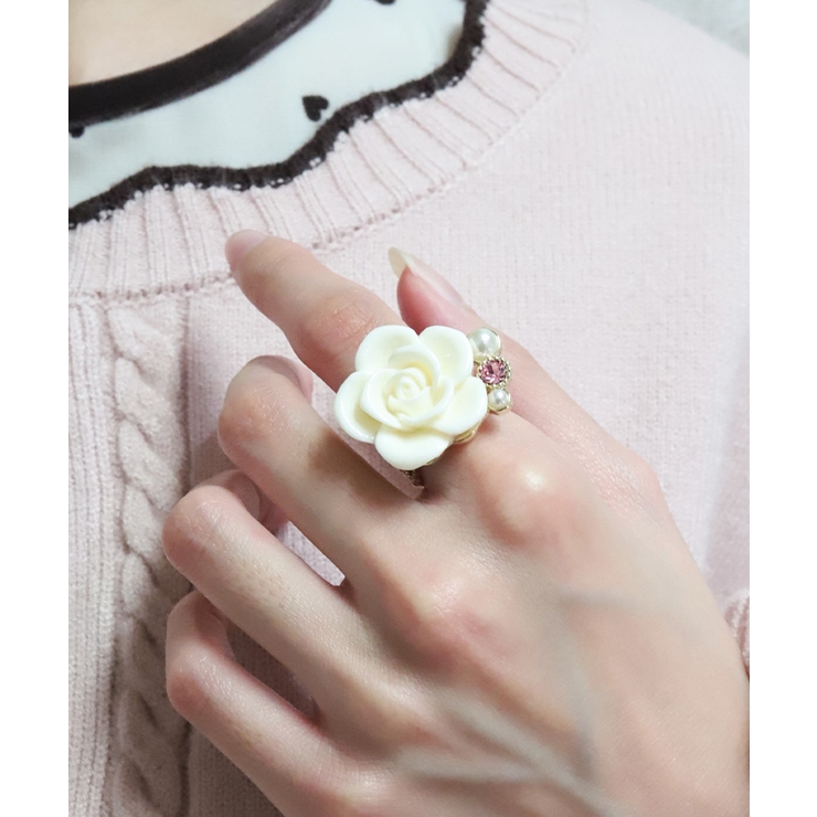 白 | ショコラリング／ローズ | axes femme