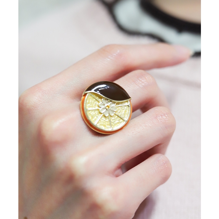 茶 | ショコラリング／オレンジ | axes femme