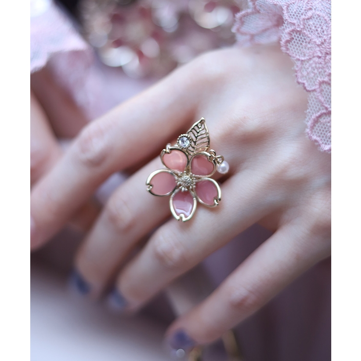 桜モチーフリングＳＥＴ | axes femme | 詳細画像3 