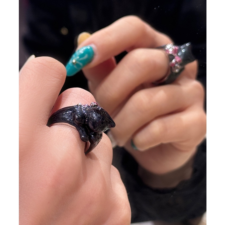 おめかしリボンねこリング | axes femme | 詳細画像5 