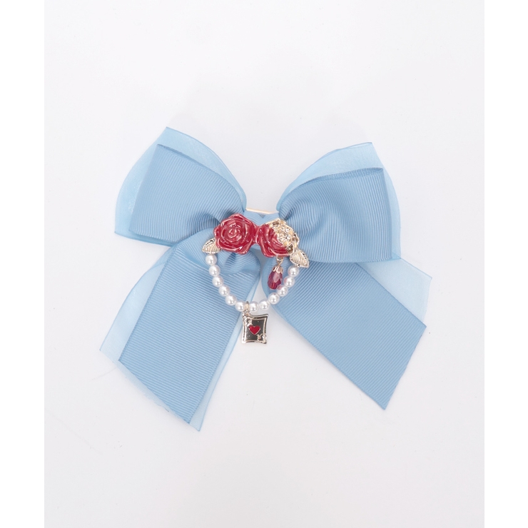 赤く塗られたバラのバレッタ[品番：IGAW0005160]｜axes femme