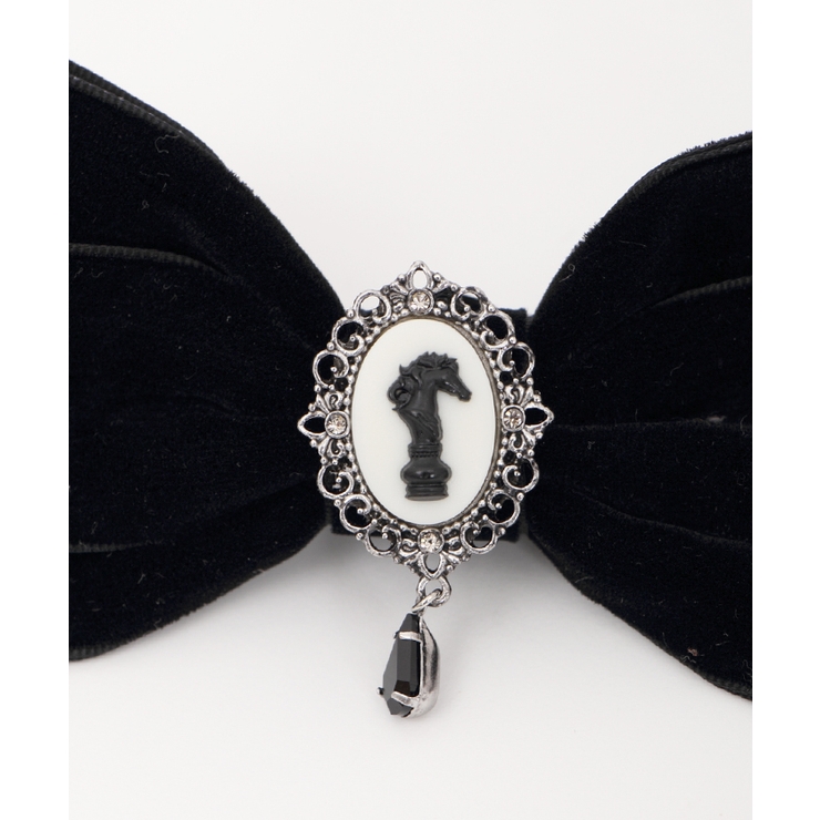 811◇チェスカメオリボンバレッタ ゴールド axes femme アクシーズ axes femme（アクシーズファム）の「チェスカメオリボンバレッタ