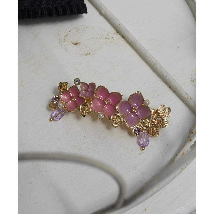 紫陽花モチーフバレッタ[品番：IGAW0003736]｜axes femme（アクシーズ