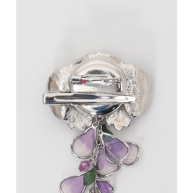 藤の花モチーフブローチ[品番：IGAW0004354]｜axes femme