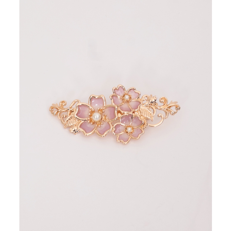 桜モチーフヘアクリップ[品番：IGAW0004617]｜axes femme（アクシーズ
