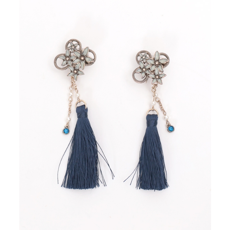axes femme ジャスミン襟＆イヤークリップ＆ヘアクリップ4点セット ジャスミン襟＆イヤークリップ[品番：IGAW0005336]｜axes femme