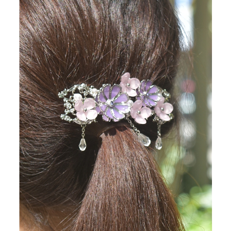 コスモスモチーフバレッタ[品番：IGAW0005383]｜axes femme