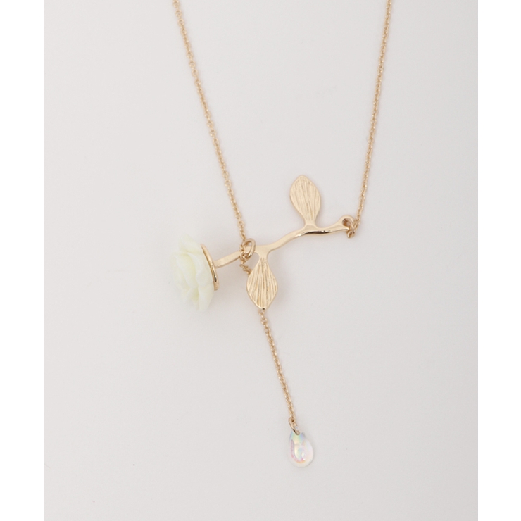 ローズモチーフネックレス[品番：IGAW0002981]｜axes femme
