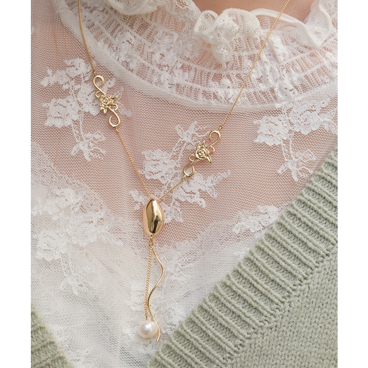 ゴールド | スウェイパールネックレス | axes femme