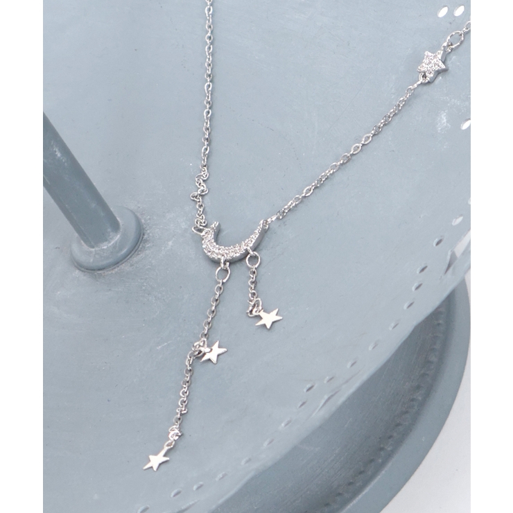 月と星のネックレス[品番：IGAW0005123]｜axes femme（アクシーズ