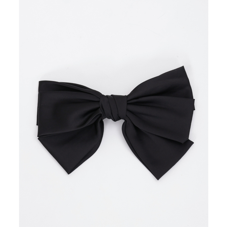 サテンビッグリボンバレッタ[品番：IGAW0005255]｜axes femme