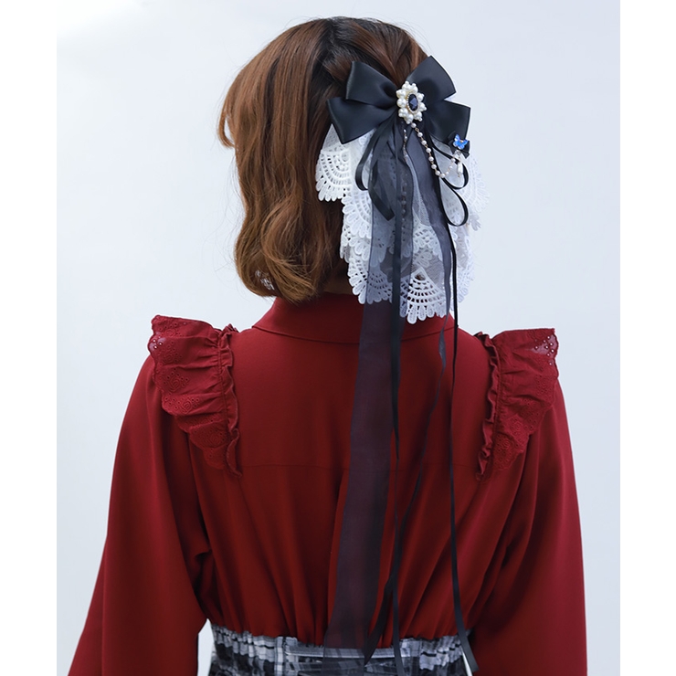 レースフリル×リボンバレッタ | axes femme | 詳細画像5 