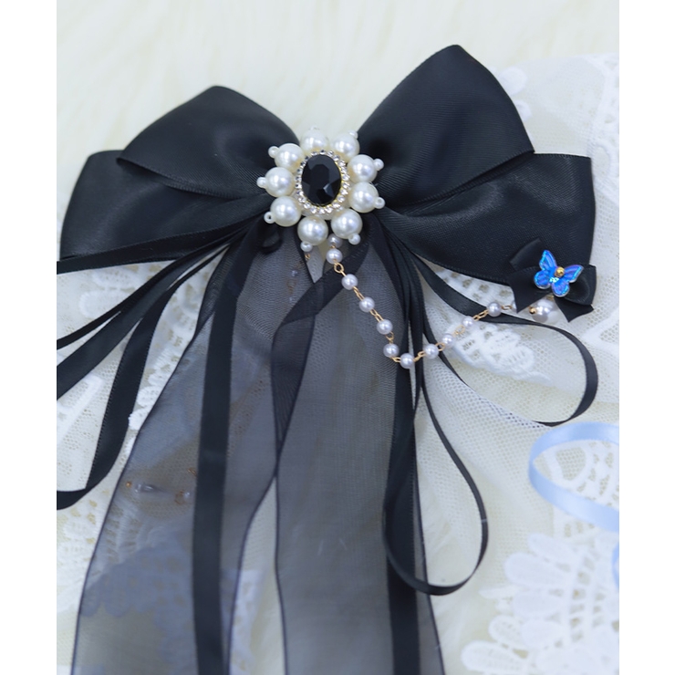 レースフリル×リボンバレッタ | axes femme | 詳細画像7 