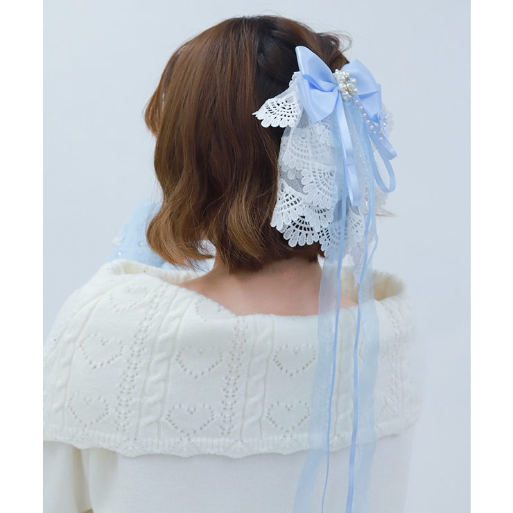 レースフリル×リボンバレッタ | axes femme | 詳細画像9 