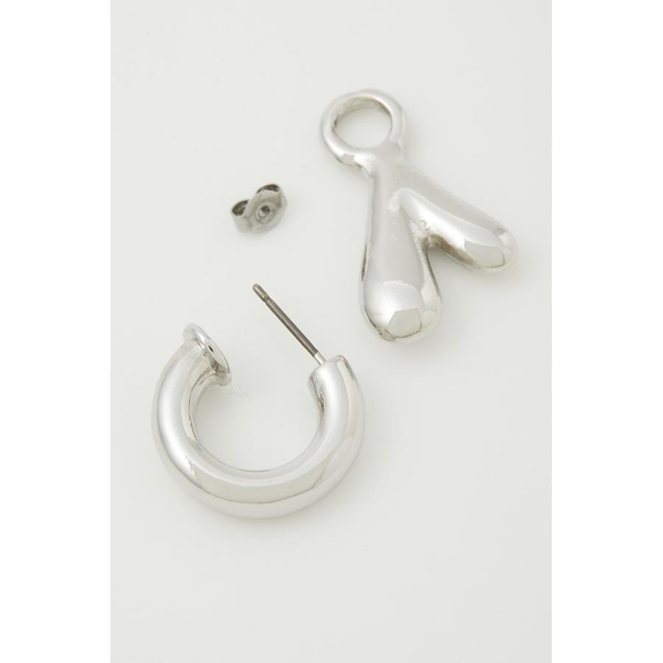 2WAY HEART METAL EARRINGS | AZUL BY MOUSSY | 詳細画像14 