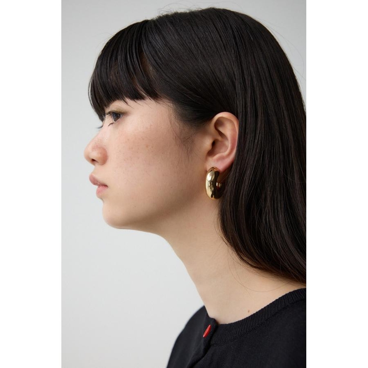 L/GLD1 | ボリュームメタルフープピアス | AZUL BY MOUSSY