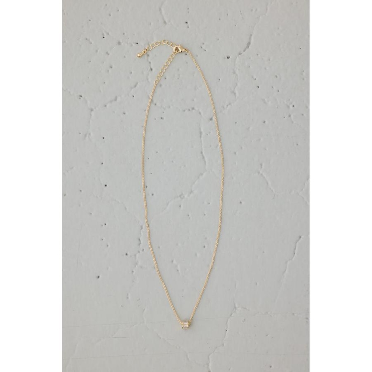 ラインストーンクローバーネックレス | AZUL BY MOUSSY | 詳細画像3 