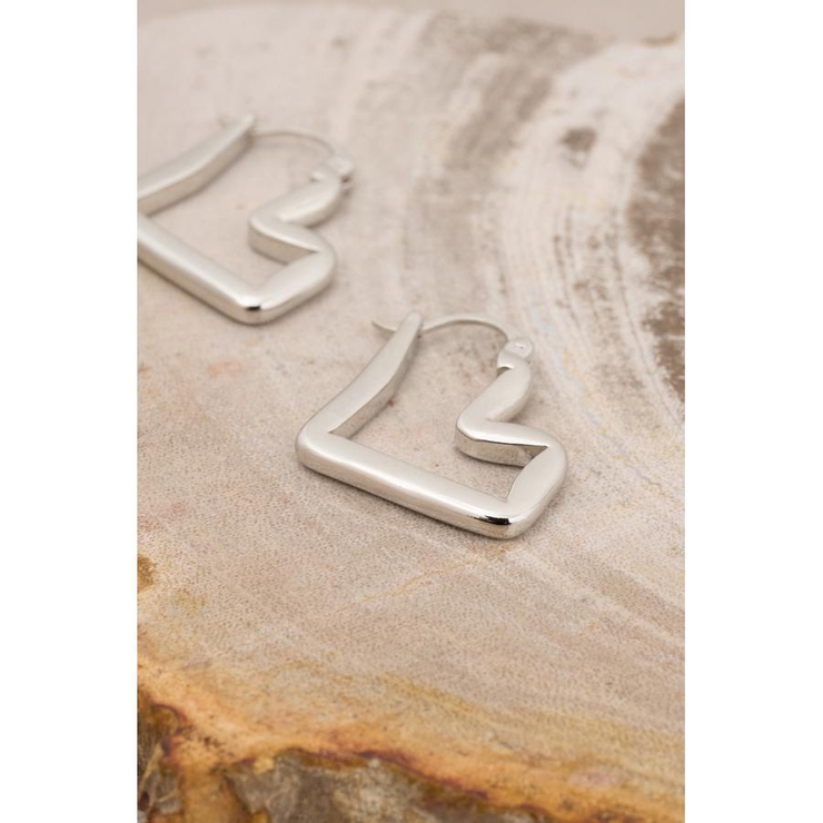 ニュアンスハートシェイプドフープピアス | AZUL BY MOUSSY | 詳細画像9 