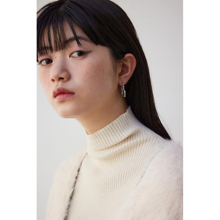 ニュアンスハートシェイプドフープピアス | AZUL BY MOUSSY | 詳細画像6 