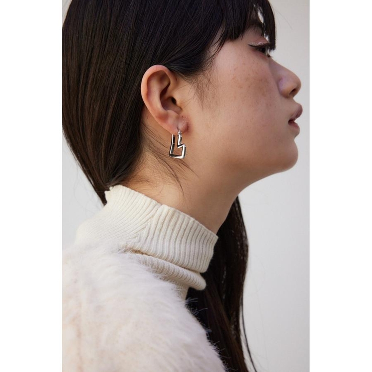 ニュアンスハートシェイプドフープピアス | AZUL BY MOUSSY | 詳細画像7 