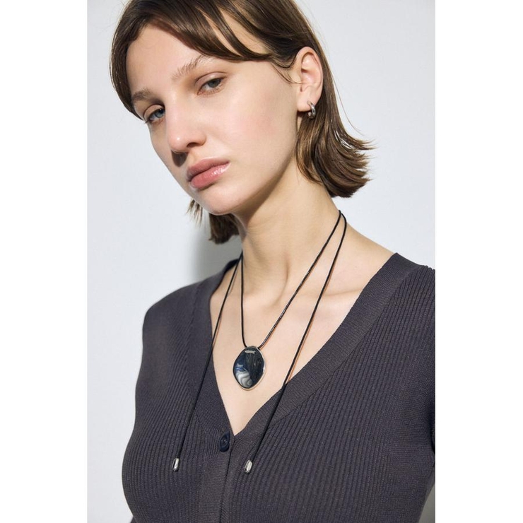 メタルプレートコードネックレス | AZUL BY MOUSSY | 詳細画像1 