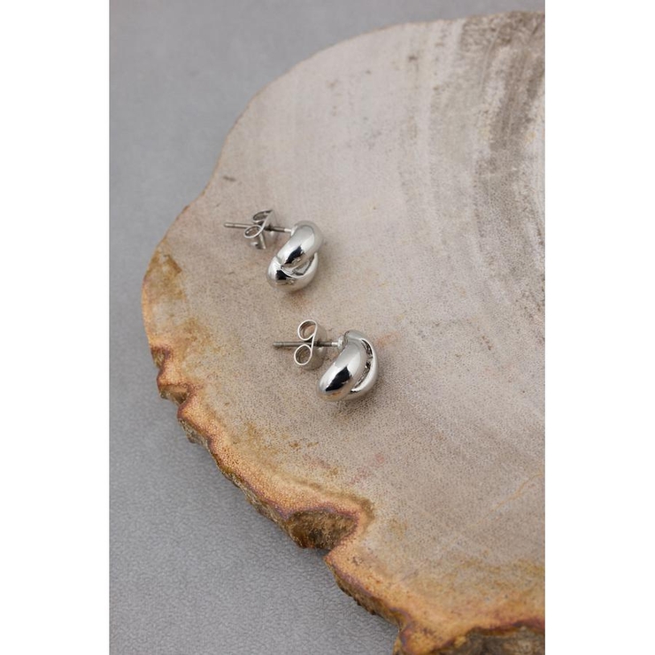 SLV | メタルレイヤードプチピアス | AZUL BY MOUSSY