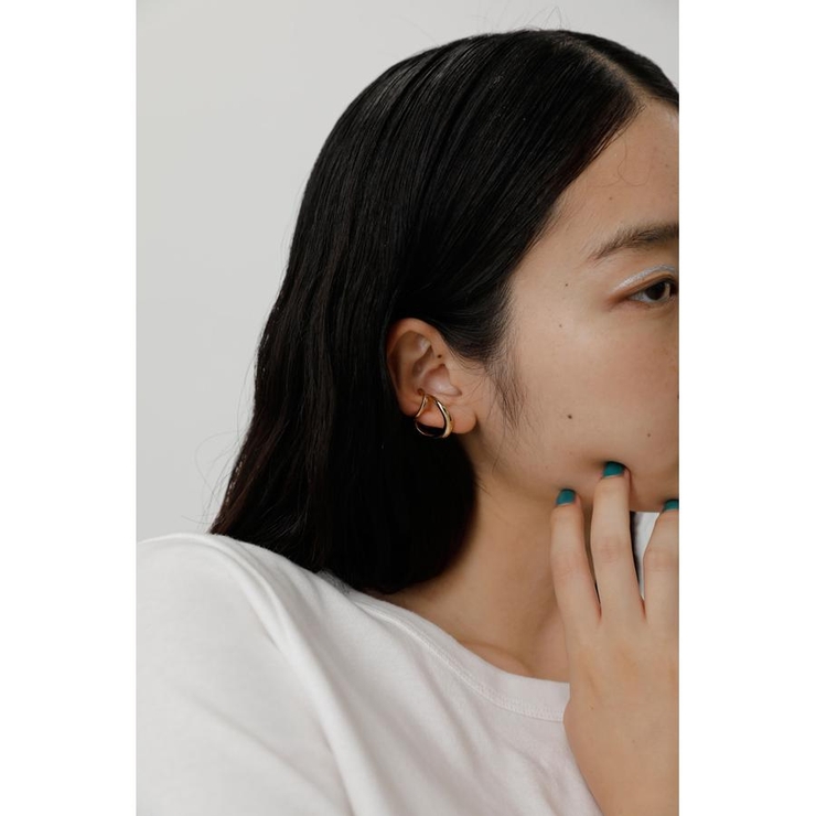 DOUBLE RING EARCUFF | AZUL BY MOUSSY | 詳細画像7 