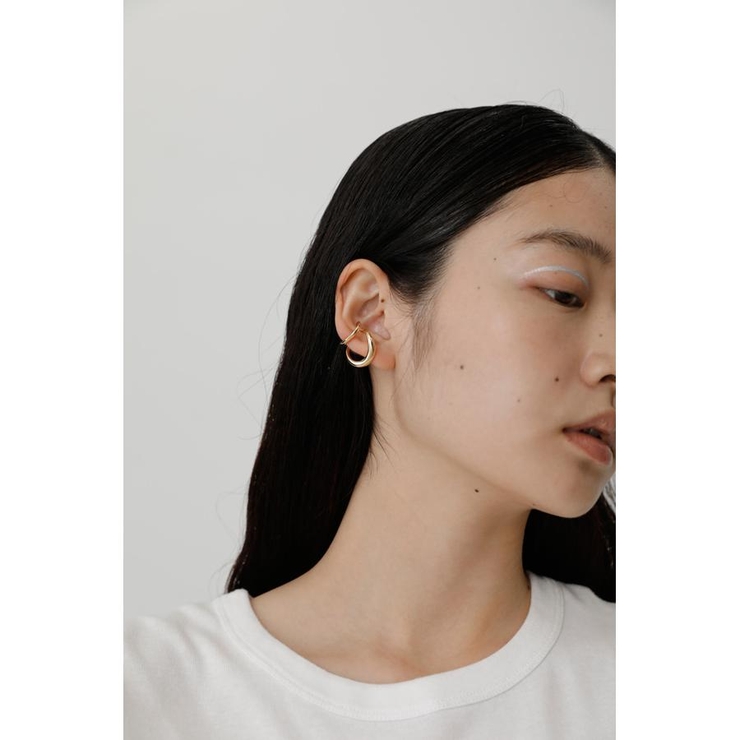 L/GLD1 | DOUBLE RING EARCUFF | AZUL BY MOUSSY