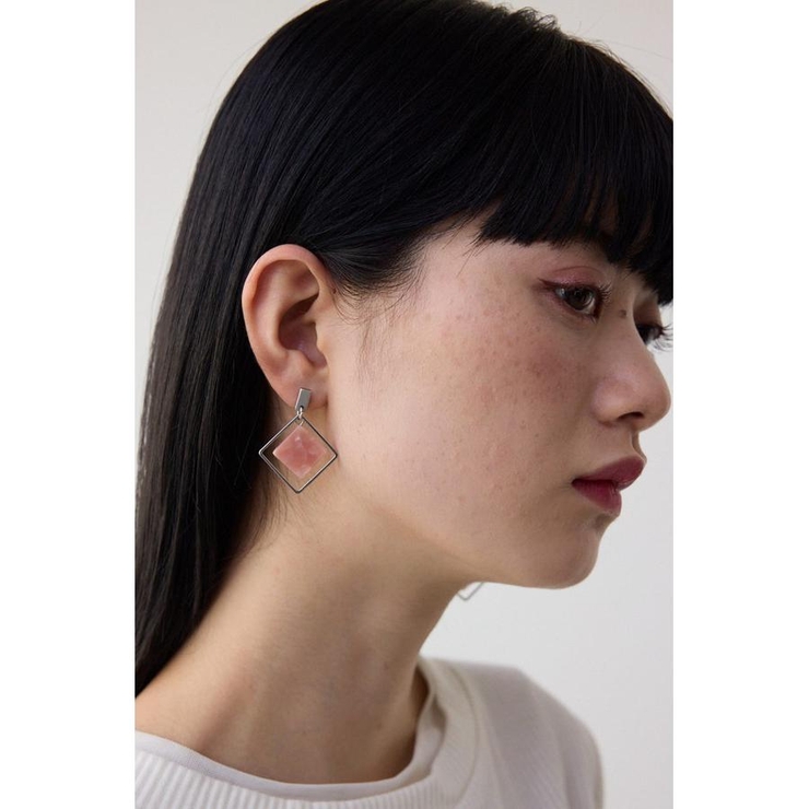 アクリル×メタルアシンメトリーピアス | AZUL BY MOUSSY | 詳細画像16 