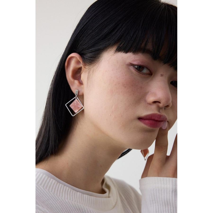 アクリル×メタルアシンメトリーピアス | AZUL BY MOUSSY | 詳細画像15 
