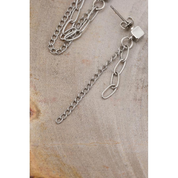 マルチチェーンアシンメトリーピアス | AZUL BY MOUSSY | 詳細画像9 