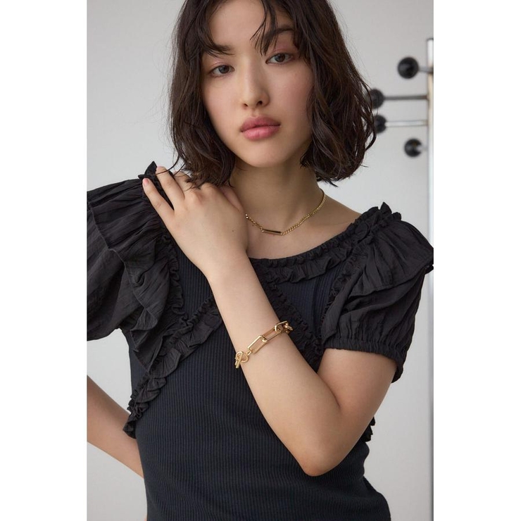 ボリュームチェーンブレスレット | AZUL BY MOUSSY | 詳細画像1 