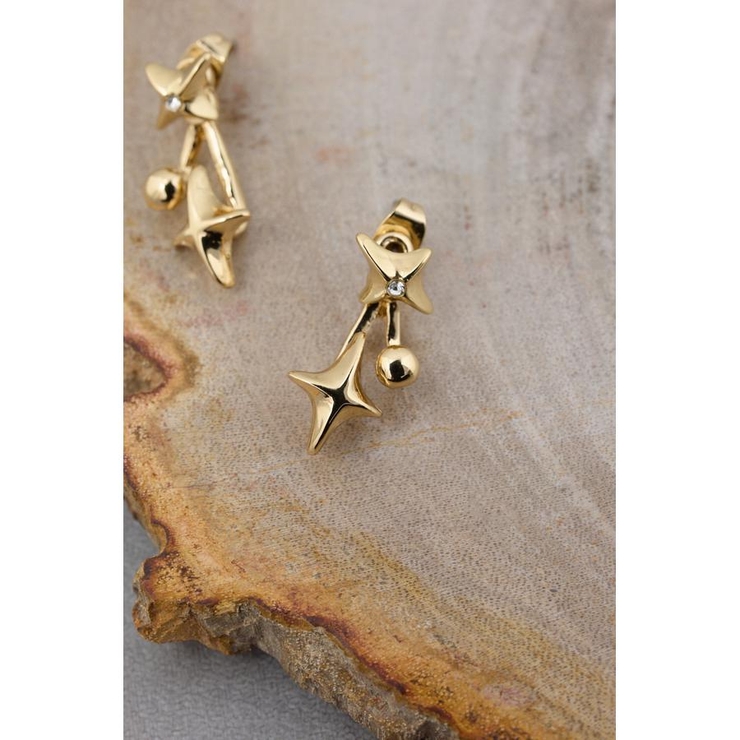 ダイヤシェイプドレイヤードピアス | AZUL BY MOUSSY | 詳細画像3 