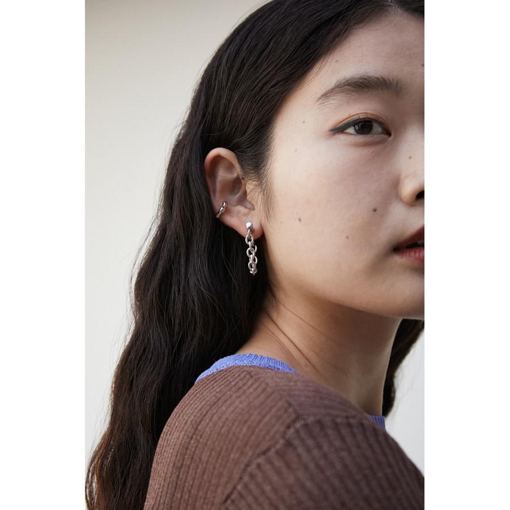 EAR CUFF SET CHAIN EARRINGS | AZUL BY MOUSSY | 詳細画像12 