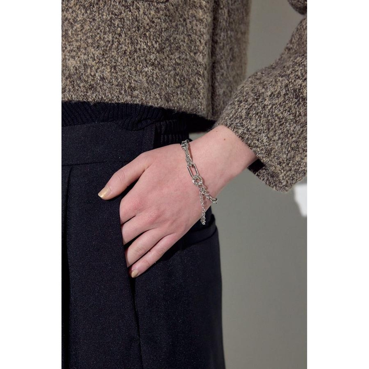 SLV | ミックスチェーンブレスレット | AZUL BY MOUSSY