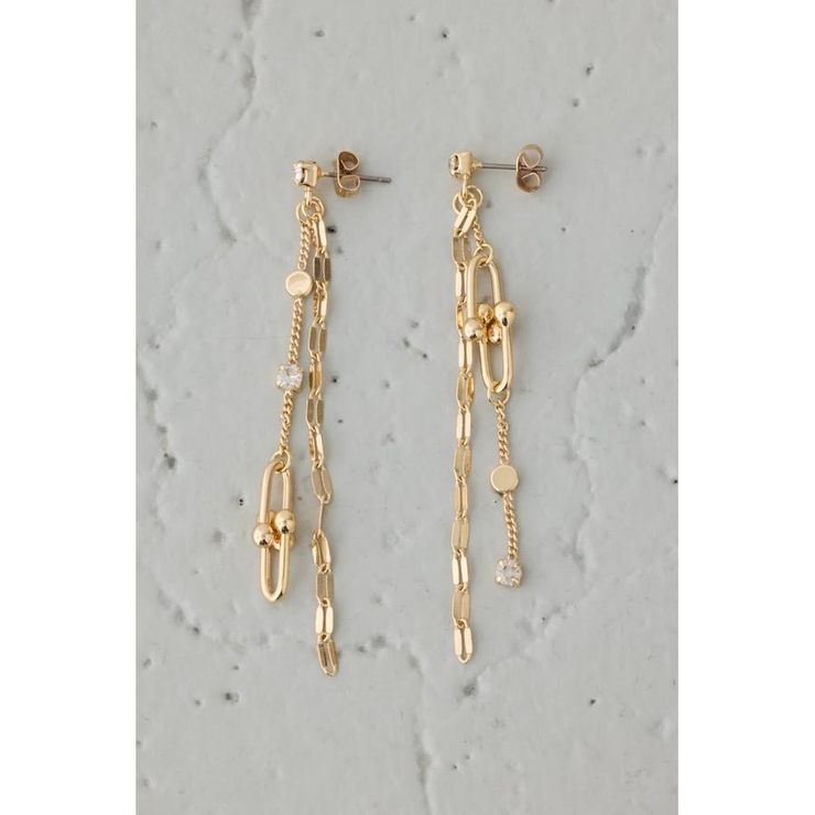 Uチェーンスウィングピアス | AZUL BY MOUSSY | 詳細画像3 