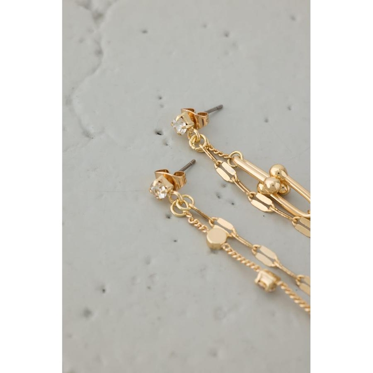 Uチェーンスウィングピアス | AZUL BY MOUSSY | 詳細画像5 