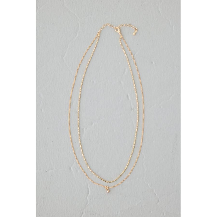 GLD | マルチチェーン2連ネックレス | AZUL BY MOUSSY