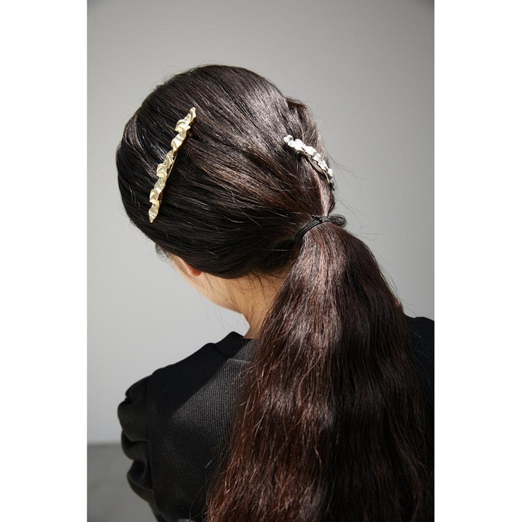 METAL DESIGN BARRETTE | AZUL BY MOUSSY | 詳細画像7 