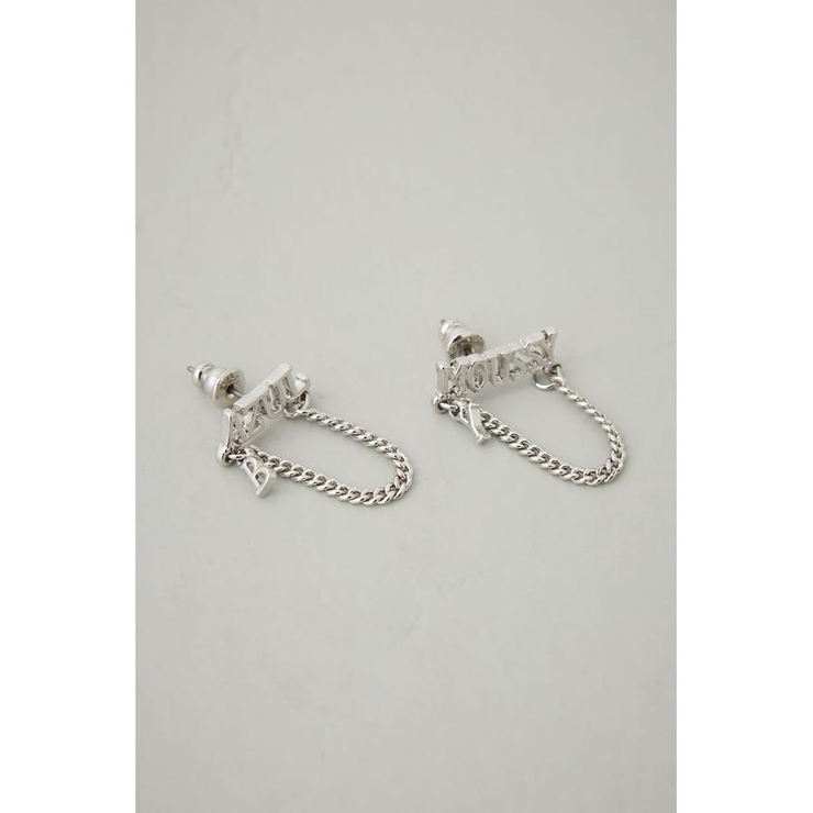 ロゴチェーンピアス | AZUL BY MOUSSY | 詳細画像10 