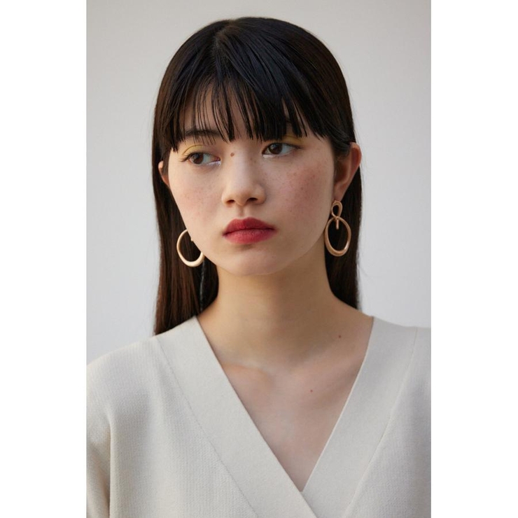 ダルメタルリンクフープピアス | AZUL BY MOUSSY | 詳細画像1 