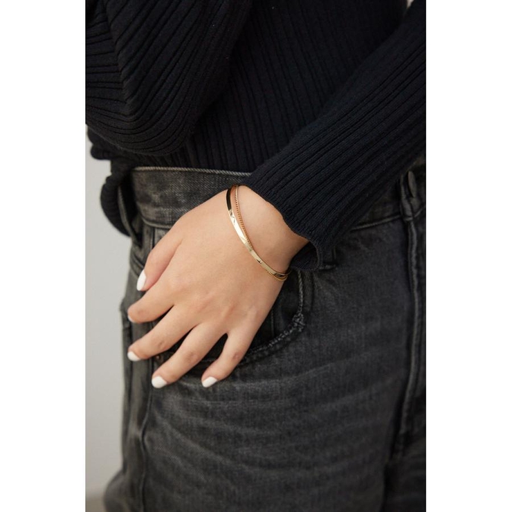 チェーンコンビネーションナローバングル | AZUL BY MOUSSY | 詳細画像1 