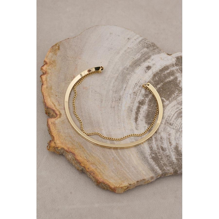 チェーンコンビネーションナローバングル | AZUL BY MOUSSY | 詳細画像3 