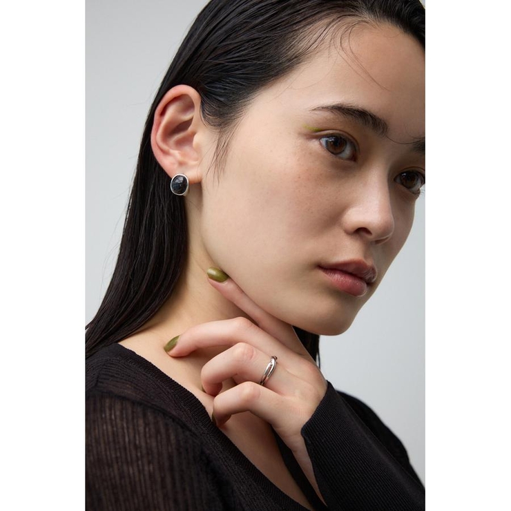 ストーンライクモチーフピアス | AZUL BY MOUSSY | 詳細画像1 