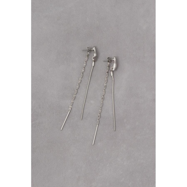 ミックスチェーンスウィングデザインピアス | AZUL BY MOUSSY | 詳細画像9 